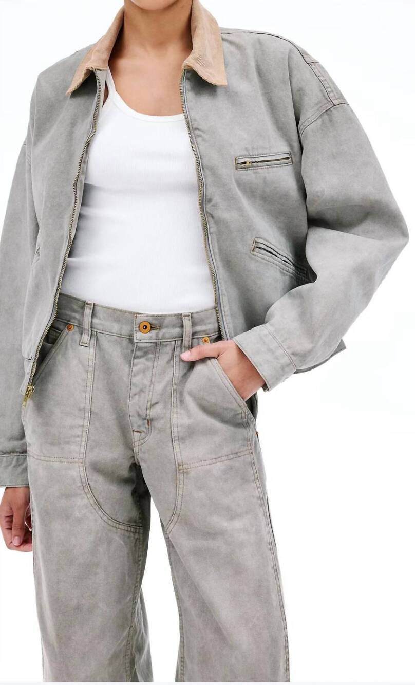 NEW SLVRLAKE camden garage jacket in faded olive
